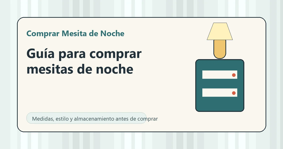 Comprar Mesita de Noche